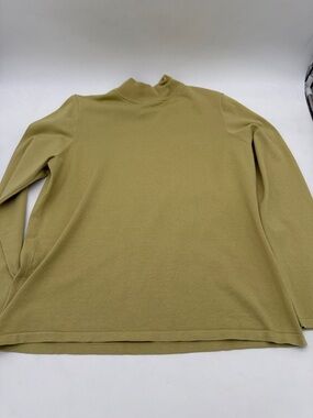 Pendleton Women's Olive Turtleneck Sweater Large Silk Blend